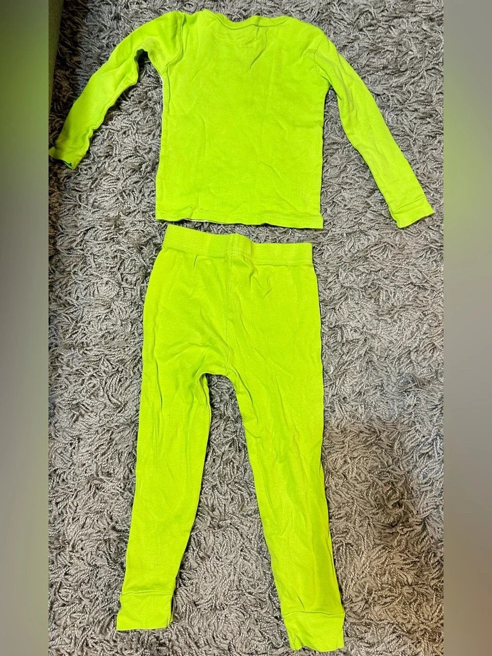 Bright Green Toy Story Long Sleeve Pajama Set